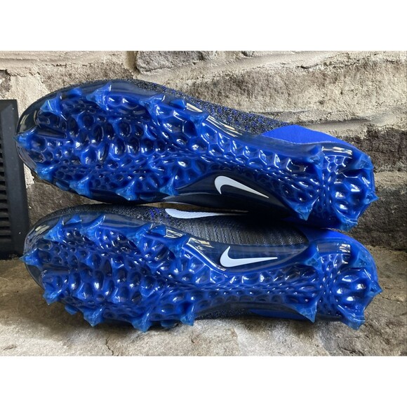 Nike Alpha Menace Elite 2 Flyknit Blue Football Cleats Mens Sz 14.5 BV2077-007 - Picture 6 of 7